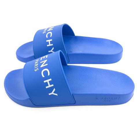 electric blue givenchy slides|Givenchy Velvet Slides in Electric Blue .